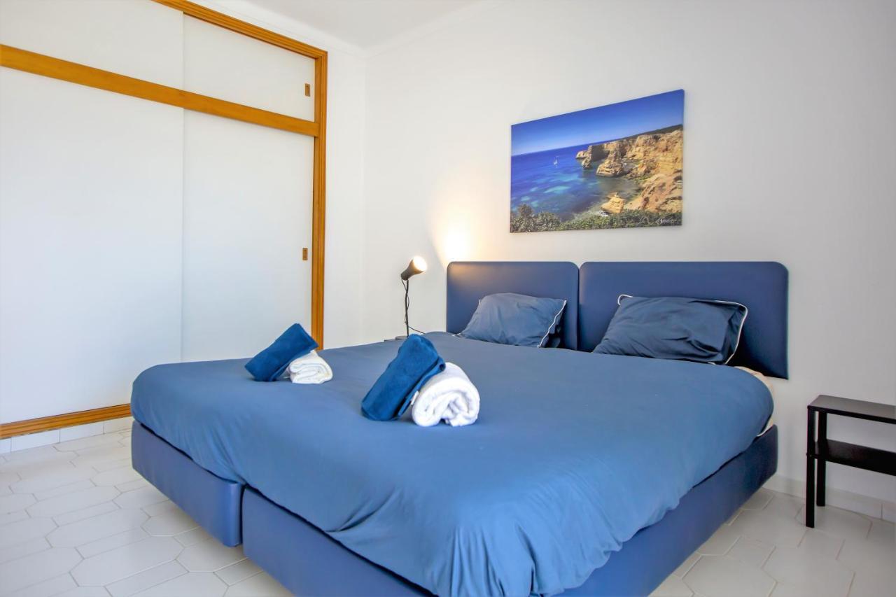 Sea View Apartment - 3 Swimming Pool & Fitness Albufeira Exteriör bild